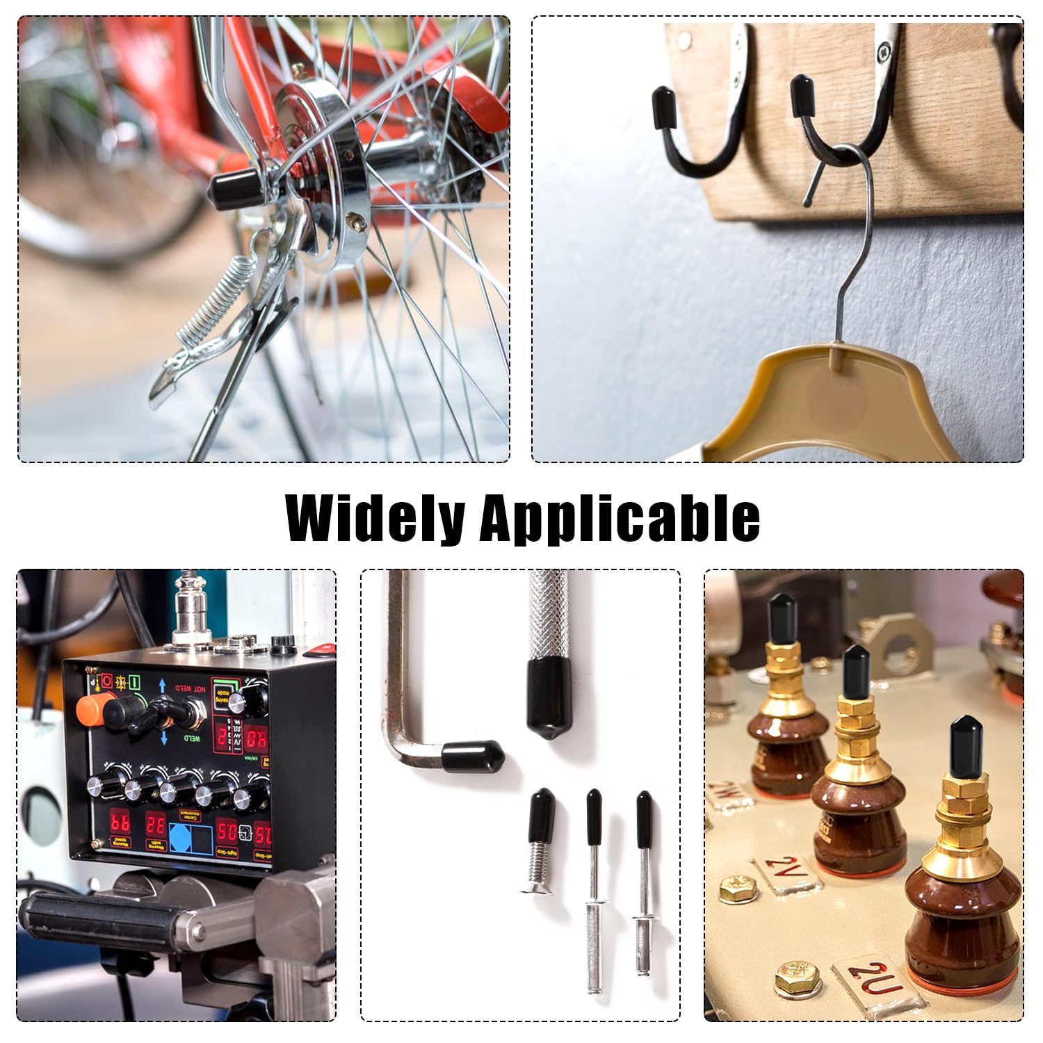 Kit Da 40 Tappi In Gomma Per Bulloni E Viti - Protezione Anticaduta E Antigraffio - Foto 8