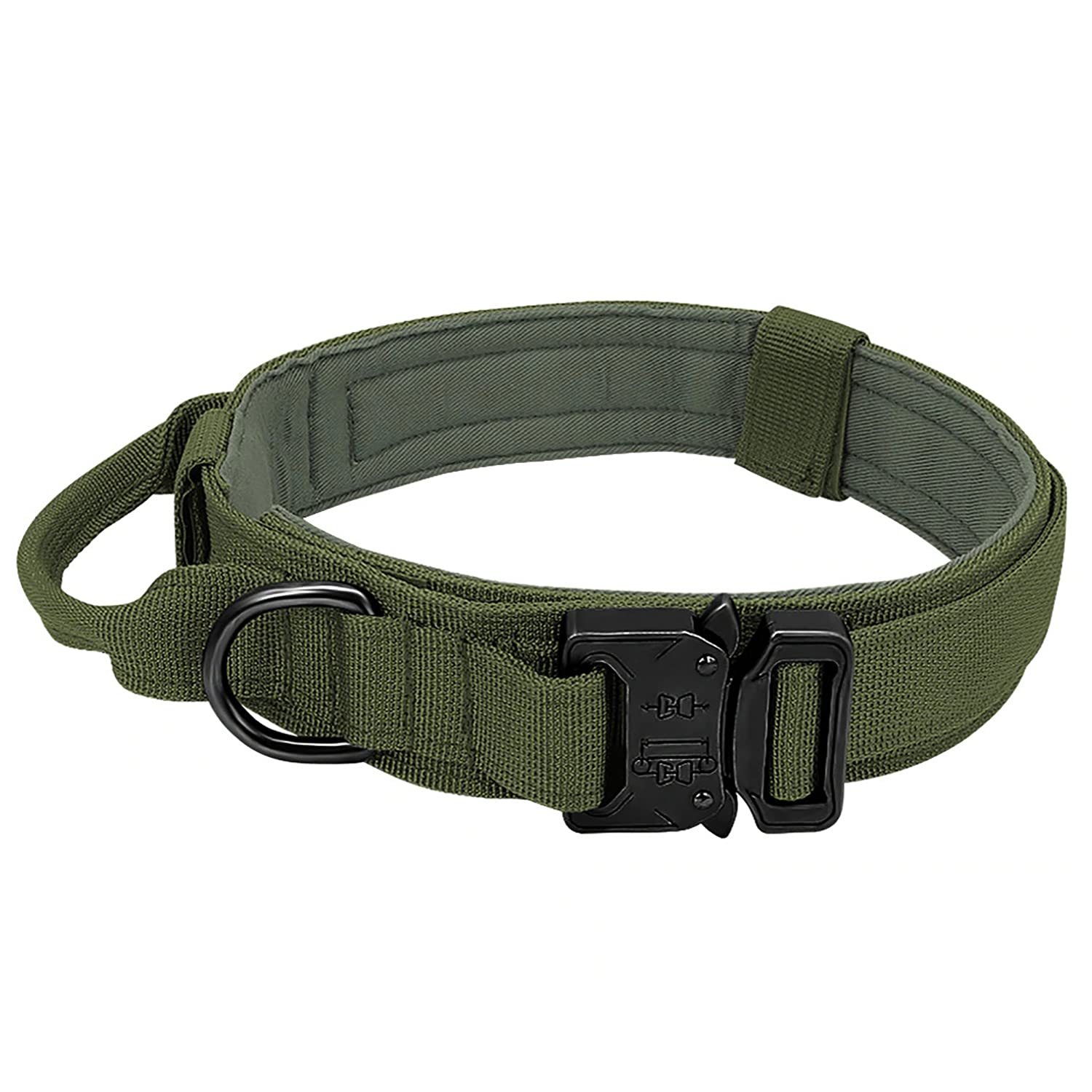 Dog Training Adjustable Tactical Collar for Medium to Large Dogs Heavy Duty (Size: L, Color: Green) (B0989MBTXF) Amazon Price History, Amazon Price Tracker