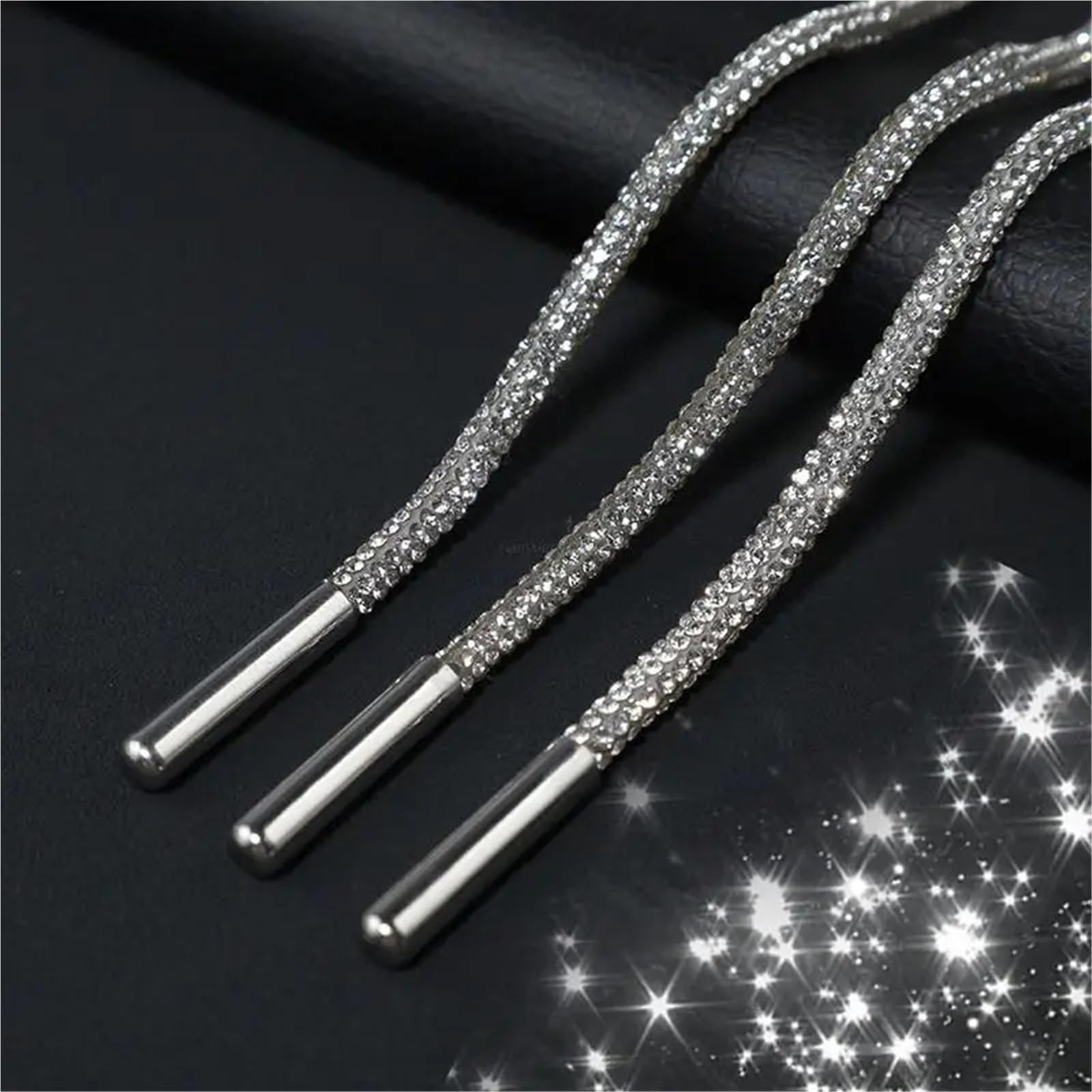 5Pcs Regenbogen Diamant Schnürsenkel Strass SneakersSchuhe Runde Für Sneaker
