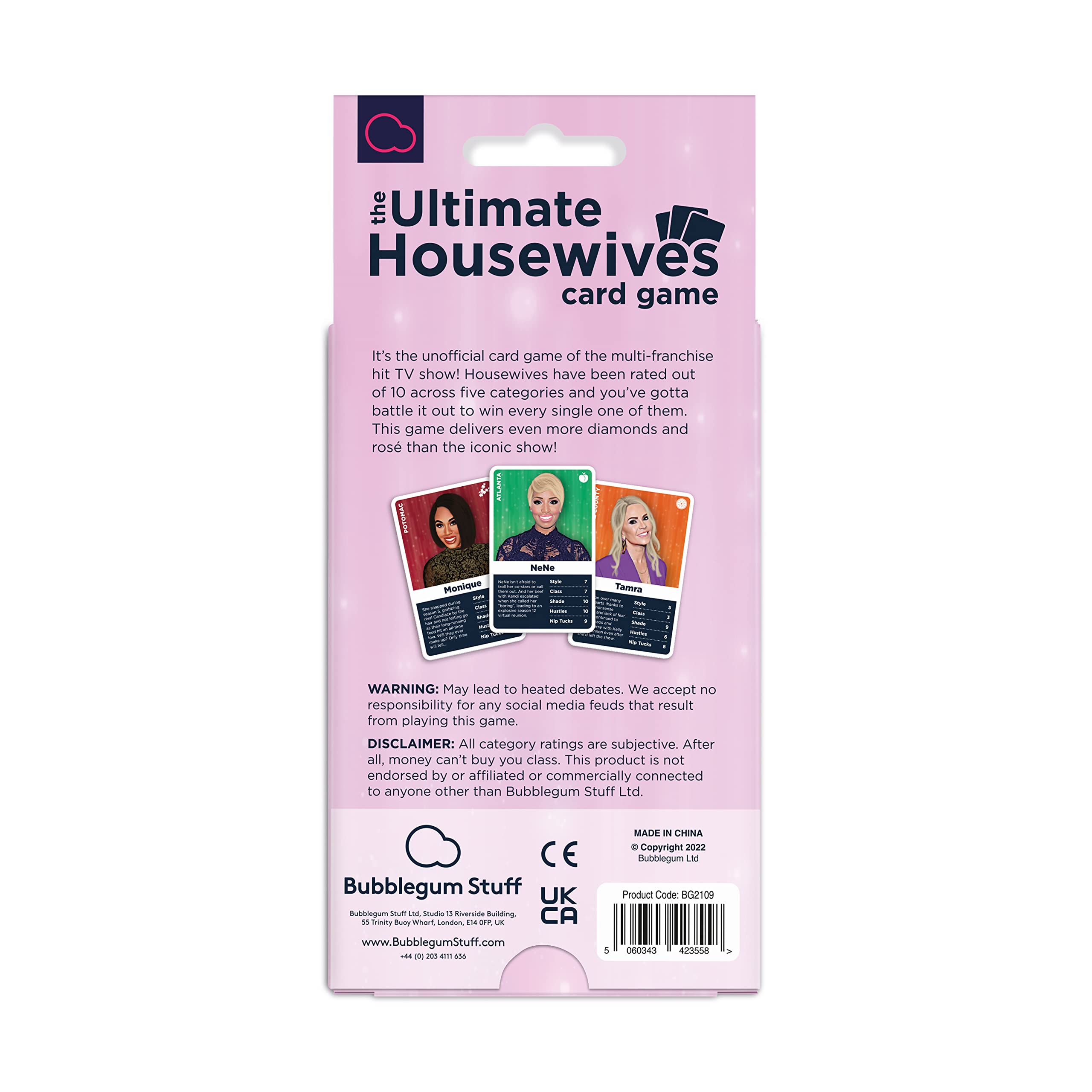 Bubblegum Stuff Ultimate Housewives - Trumps Card Game - Win Every Housewife to Win The Game - Funny Gifts for Her - Funny Gifts for Him - Suitable for Adults and Teenagers