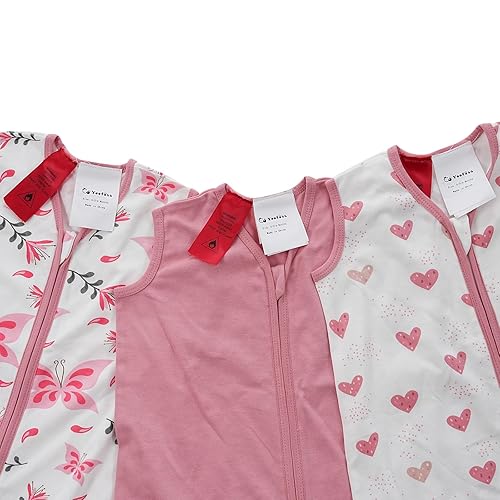 Miniatura 8 de Yoofoss Saco para dormir para bebé de 0 a 6 meses, TOG de 0.5, manta que se lleva puesta, cremallera bidireccional, tela de algodón 100 %, para niño