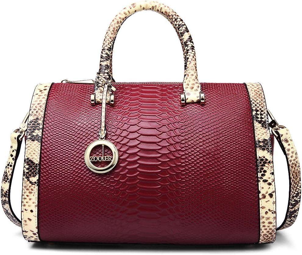 GLOBAL Womens Leather Handbag Crossbody Bags Boston Purses and Bags