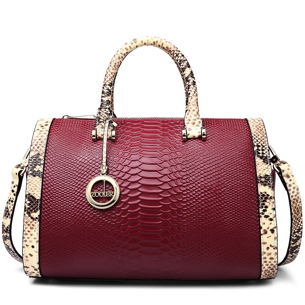 GLOBAL Womens Leather Handbag Crossbody Bags Boston Purses and Bags