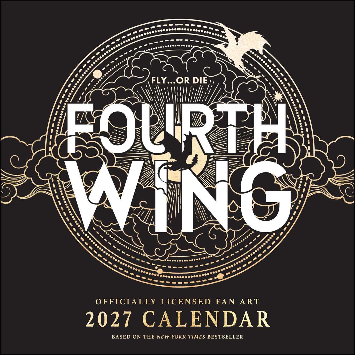 Fourth Wing Officially Licensed Fan Art 2027 Wall Calendar: Original Andrews McMeel-Kalender [Kalender]