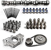 Sloppy Mechanics Stage 2 LS Camshaft Lifter Kit for Chevy GMC 1997-2013 4.8L 5.3L 6.0L 6.2L - Lifters, Springs, M295 Pump, Timing Chain