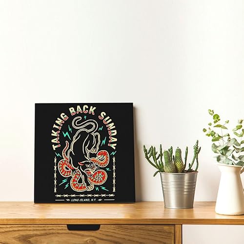 Miniatura 3 de WEUED Póster artístico de Taking Rock Back Sunday Band de pintura en lienzo sin marco, pinturas decorativas adecuadas para decoración de pared del