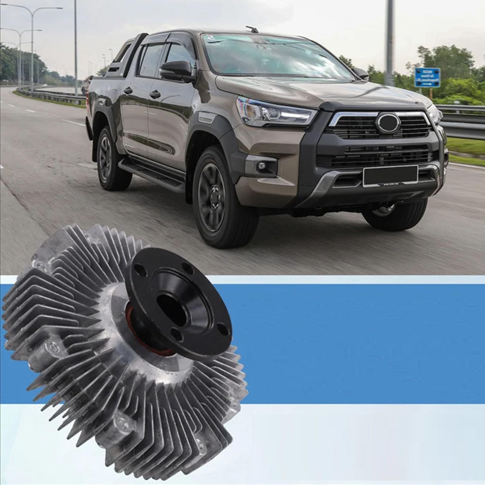 Acoplamiento de fluido de ventilador de alta eficiencia, control automático de temperatura para una refrigeración óptima del motor, reduce el calor en la conducción