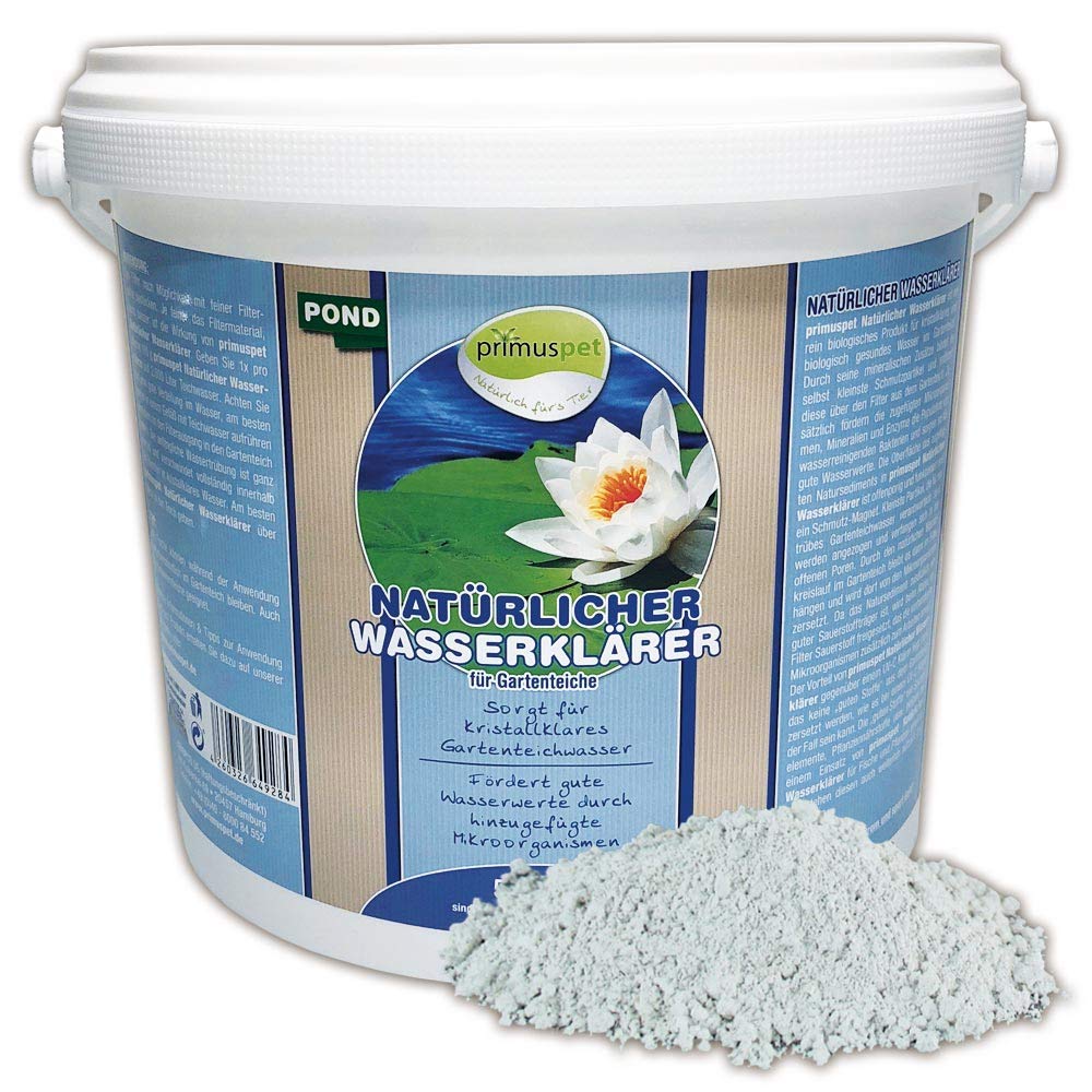 Natürliches Gartenteich Wasserpflege Sparset (4er Sparset: Wasseraufbereiter, Algen-Blocker, Filtermedium + GRATIS Wasserklärer), Set-Größe:Set 5000