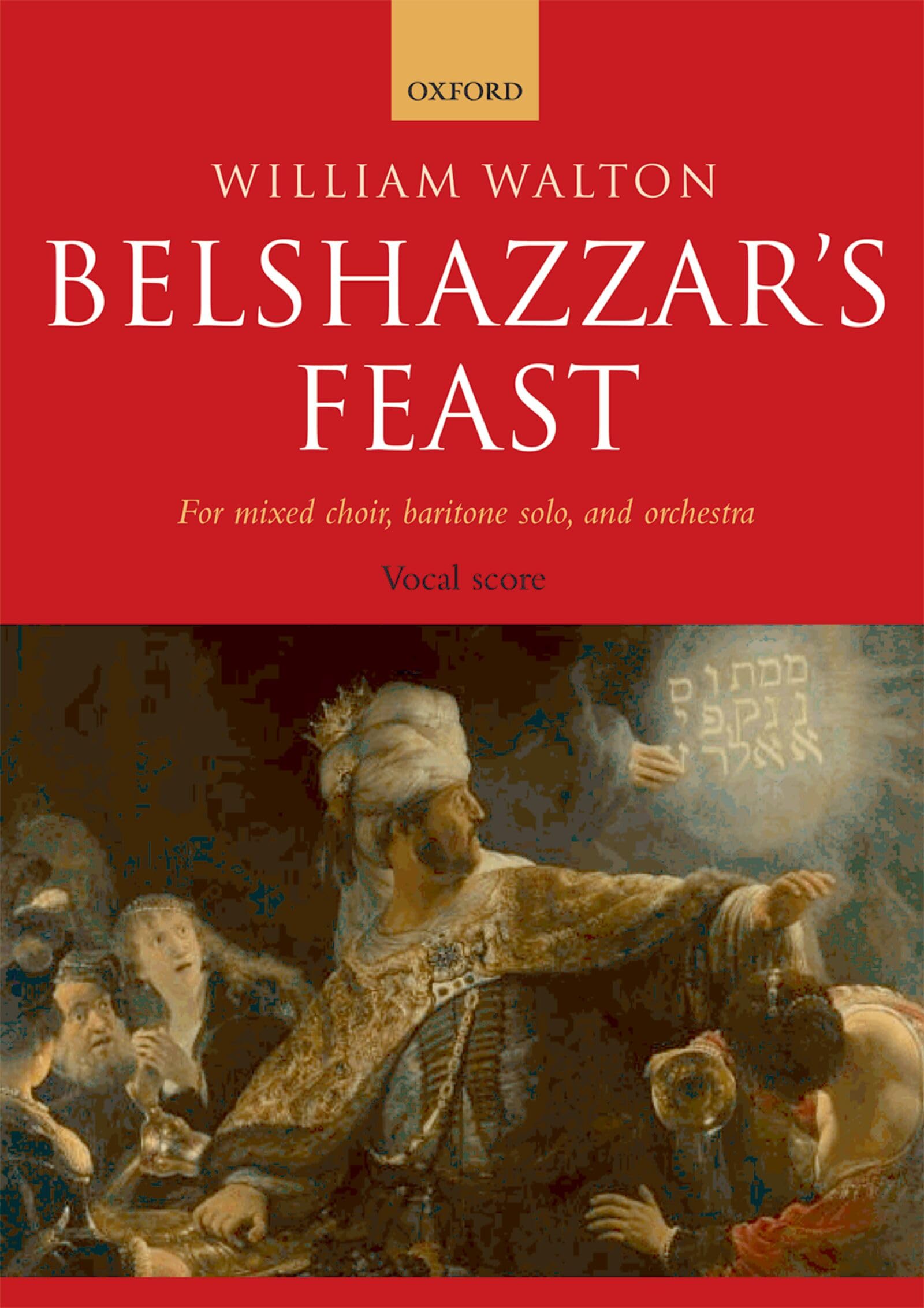 Belshazzar's Feast Vocal Score édition de prestige pour collection musicale