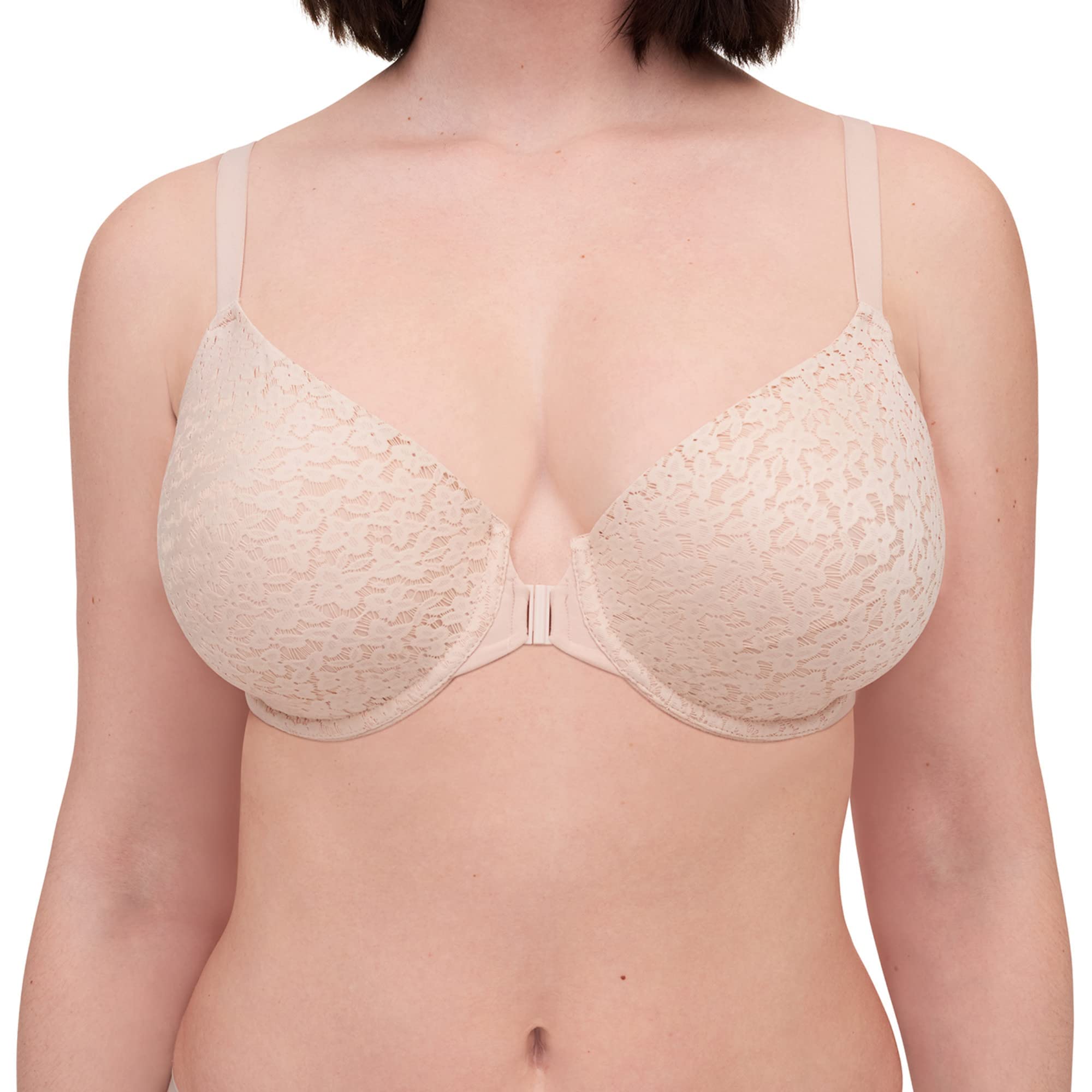 Chantelle Women's Norah Full-Coverage Front Closure Bra, Rose, 32DD