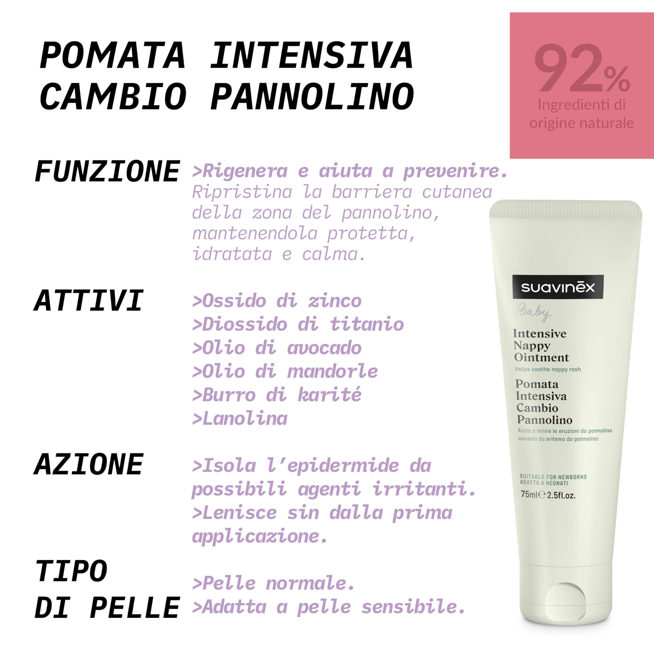 Suavinex Pomata Intensiva Per Cambio Pannolino Neonati 75 Ml