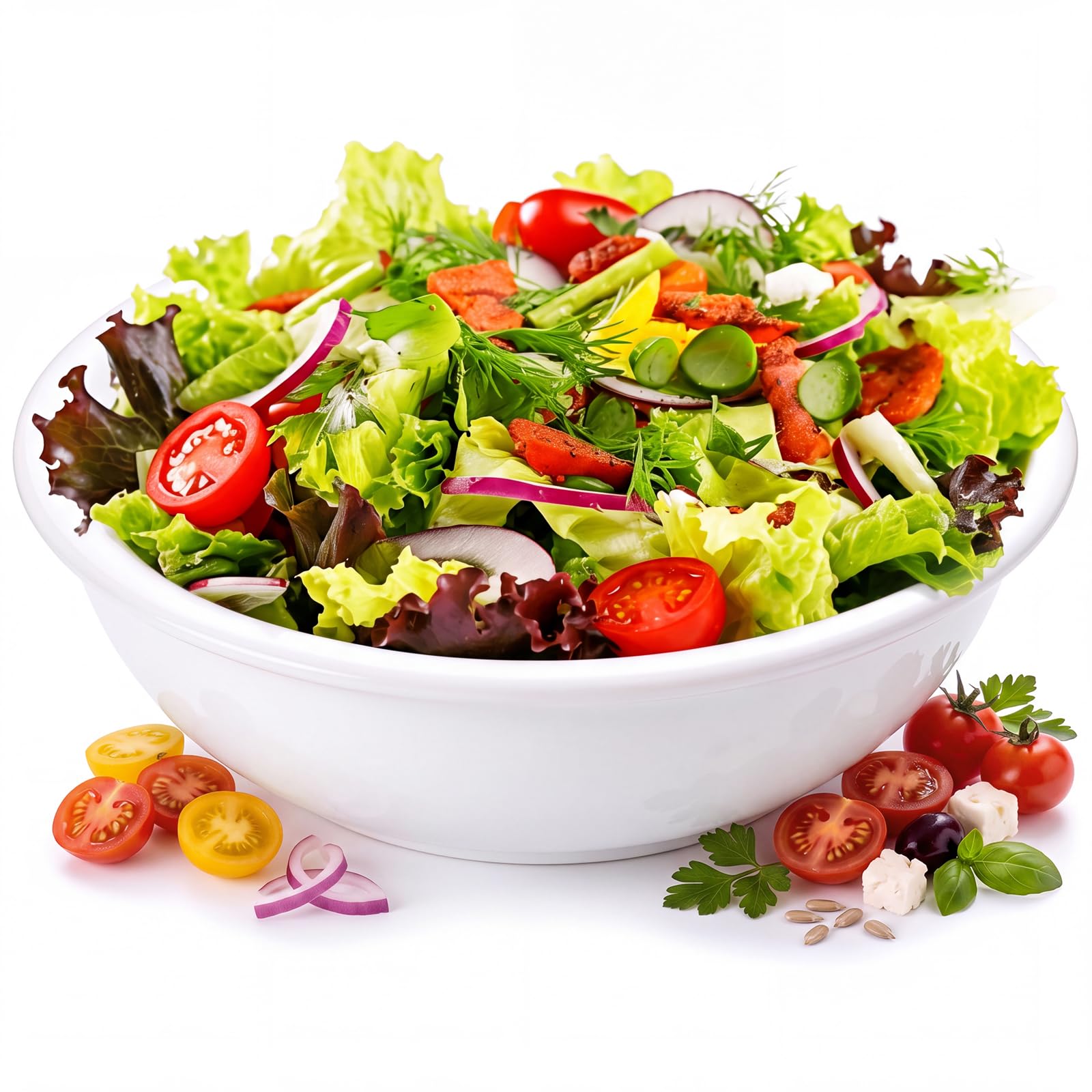 1 Pcs 12'' 152oz Large Ceramic Mixing Bowl Salad Bowl, Smooth