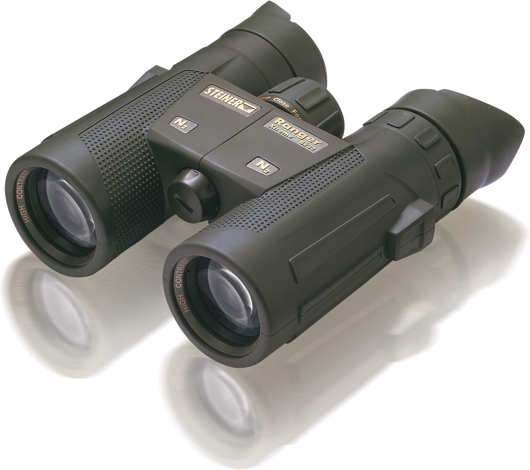 STEINER hunting binoculars Ranger Xtreme 8x32 - German quality optics, brilliant image quality, sharp details, large field of view, compact and light