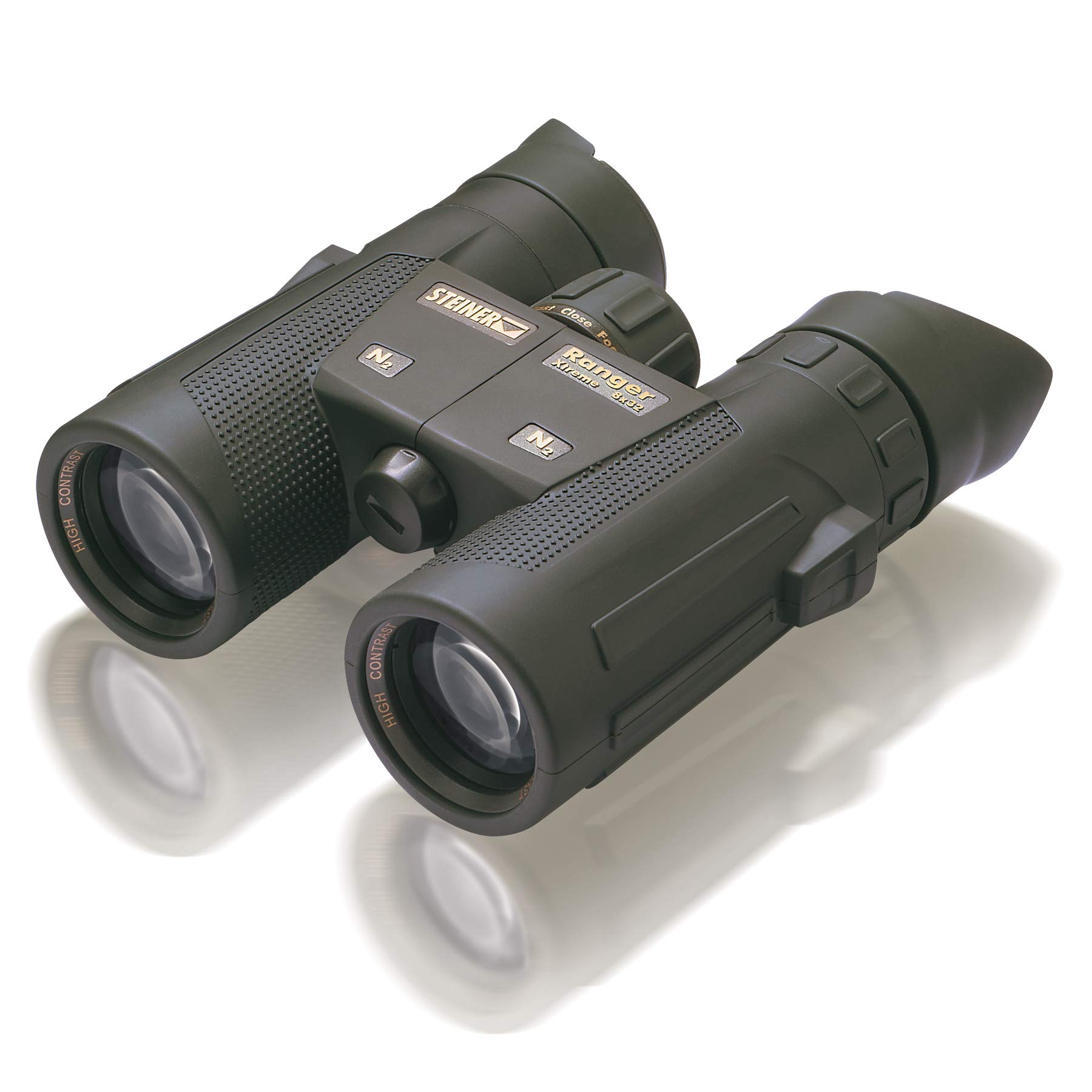 STEINER hunting binoculars Ranger Xtreme 8x32 - German quality optics, brilliant image quality, sharp details, large field of view, compact and light