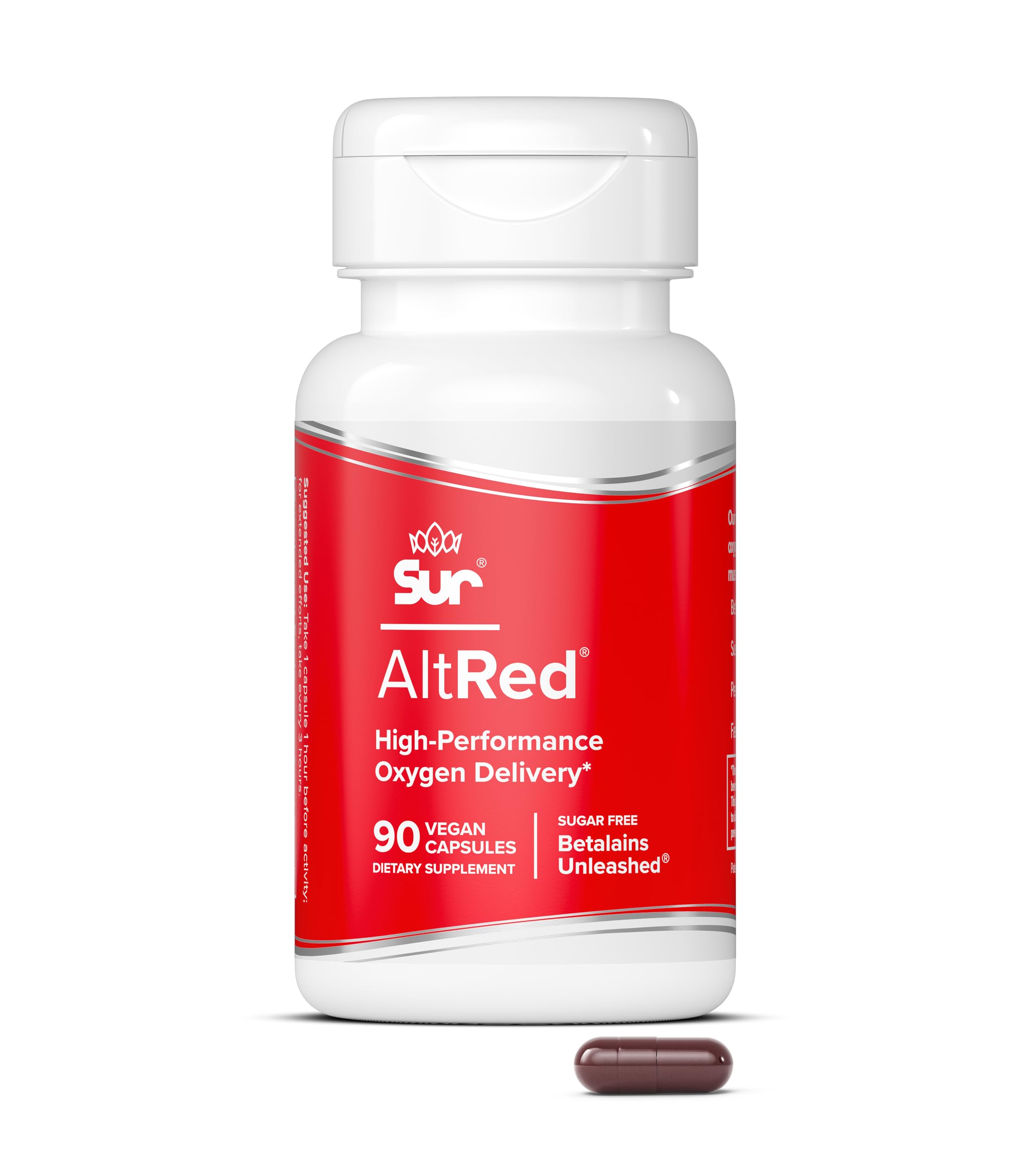 Sur AltRed Beet Root Capsules for Muscle Recovery, Nitric Oxide Supplement — Amazon image 9