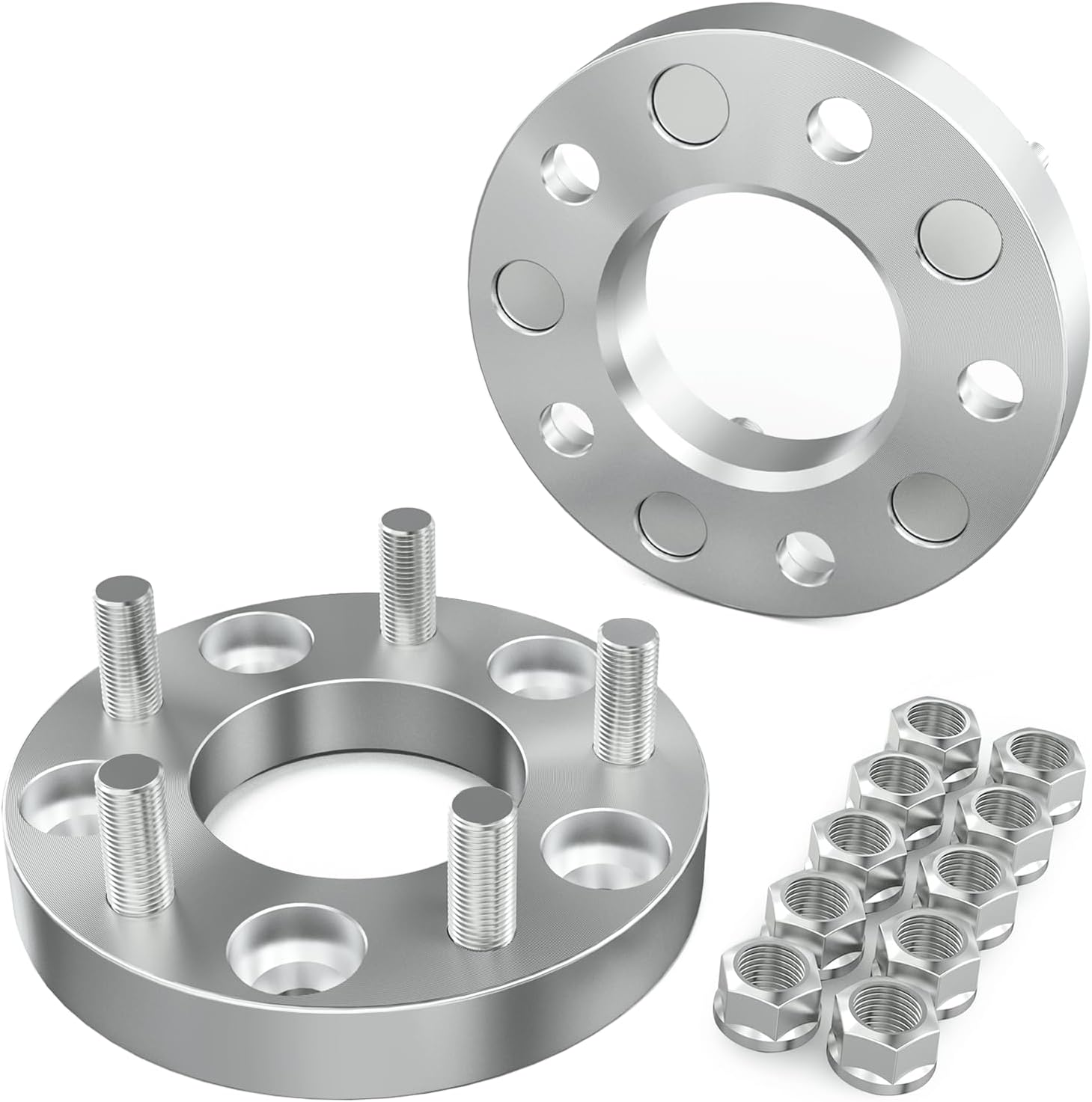 5x4.75 Wheel Spacers 20mm,Forged 5x120.7 Spacer CNC Machined Compatible with Camaro,Range Rover Discovery Lug Centric with 87.1mm Hub Bore M14x1.5 Studs 2pc
