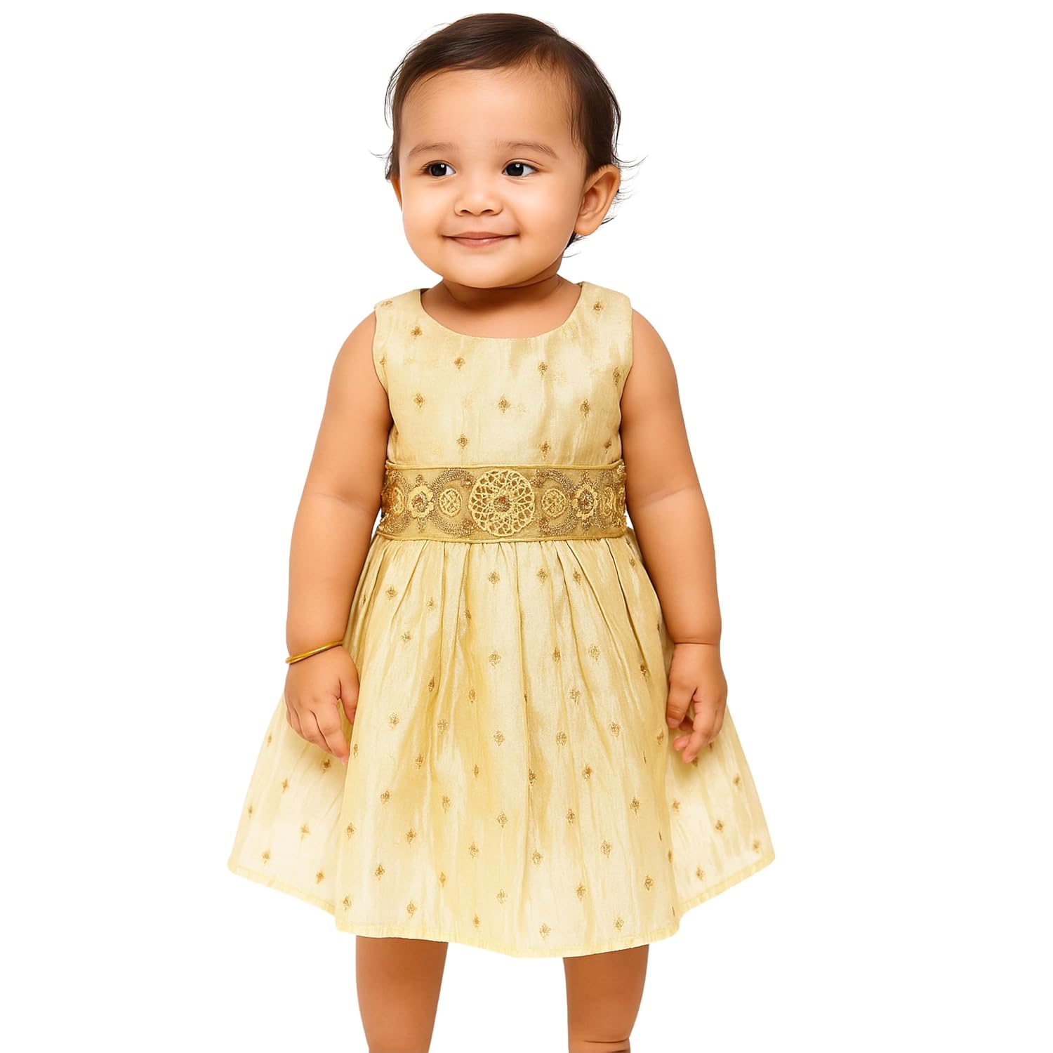 TotzTouch Baby Girls Party Dress | Sleeveless Dress with Embroidered Belt for Birthday Baby Stylish Dress - Review, Price and Buying Guide