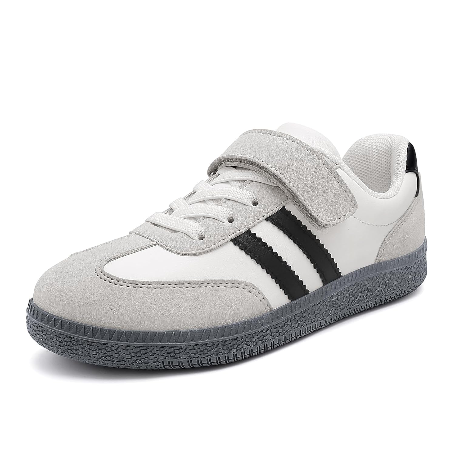 Rihero Girls Sneakers Kids Cute School Uniform Shoes Slip on Walking Sneakers for Little Kid/Big Kid