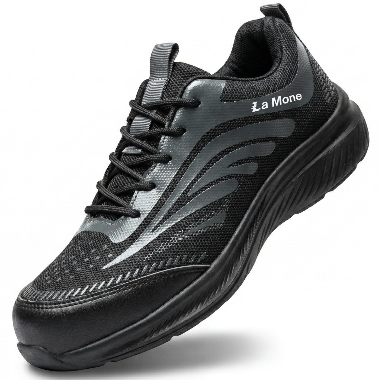 La Mone スポーツシューズ ブラック Amazon.co.jp: La Mone: 安全靴・作業靴