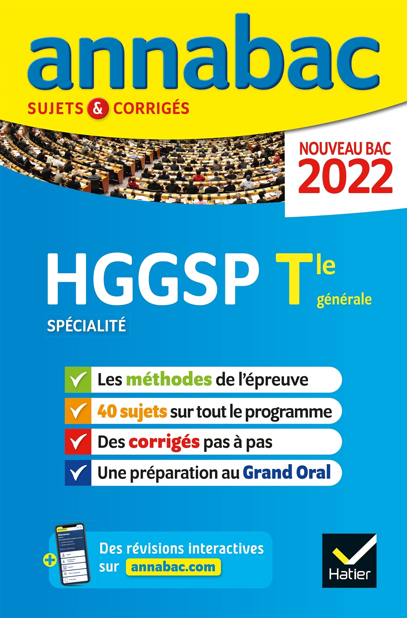 Annales du bac Annabac 2022 HGGSP Tle générale (spécialité): méthodes & sujets corrigés nouveau bac