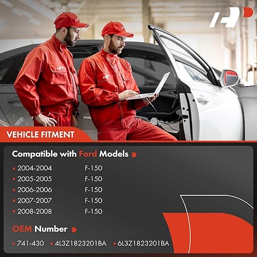 Miniatura 2 de A-Premium Elevalunas eléctrico con motor compatible con Ford F-150 2004-2008 (solo cabina extendida) lado izquierdo del conductor