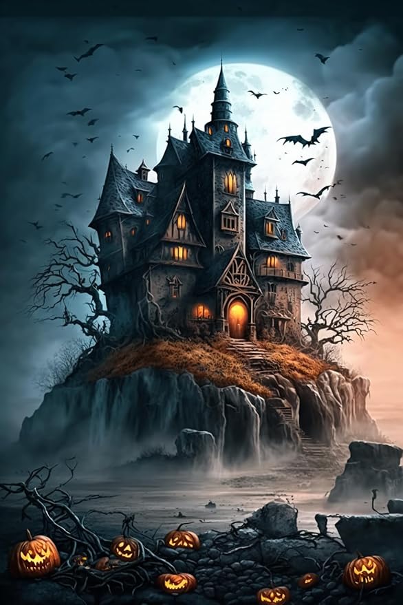 Halloween Castle of Horrors Adult Jigsaw Puzzle 500 Pieces