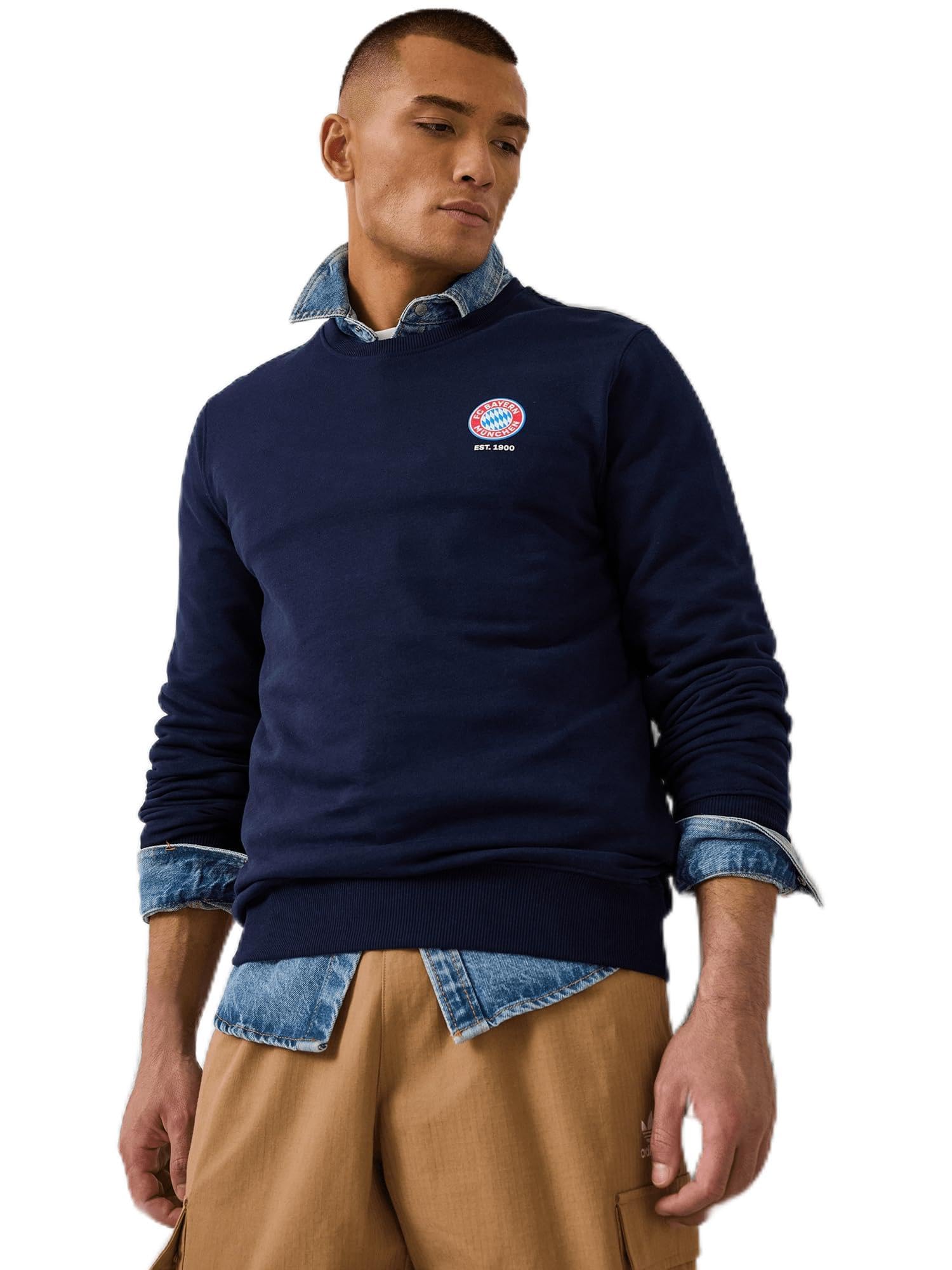 FC Bayern München | Sweatshirt Essential | Herren | Navy