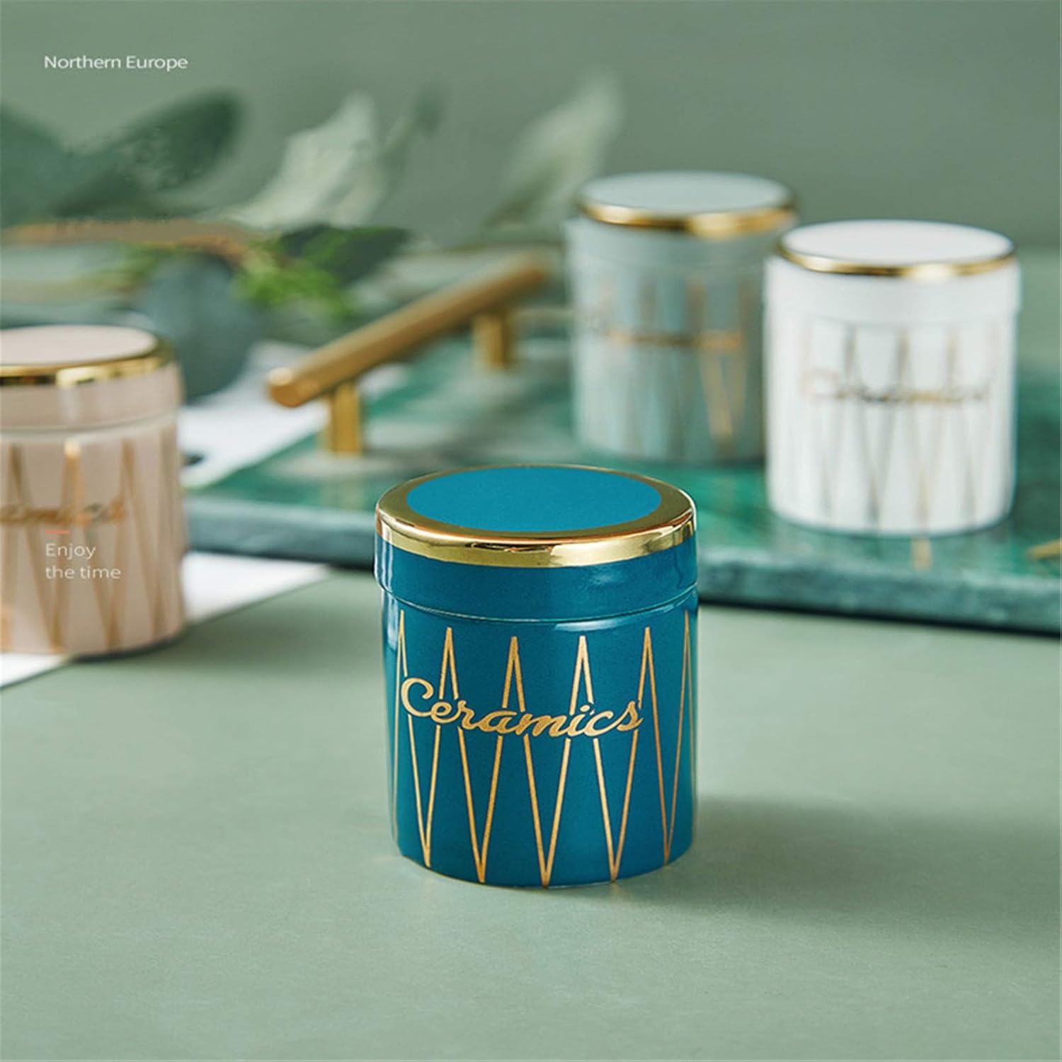 つまようじホルダー クリエイティブパーソナリティ家庭用宮殿スタイルセラミック歯ピックホルダーレストランプノンペン歯ピック収納ボックス