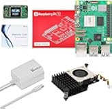 Raspberry Pi 5 Kit 8GB RAM with Active Cooler, Pi 5 27W 5.1V5A PD Type-C Power Supply, Raspberry Pi 5 8GB Single Board and Warranty Card Included