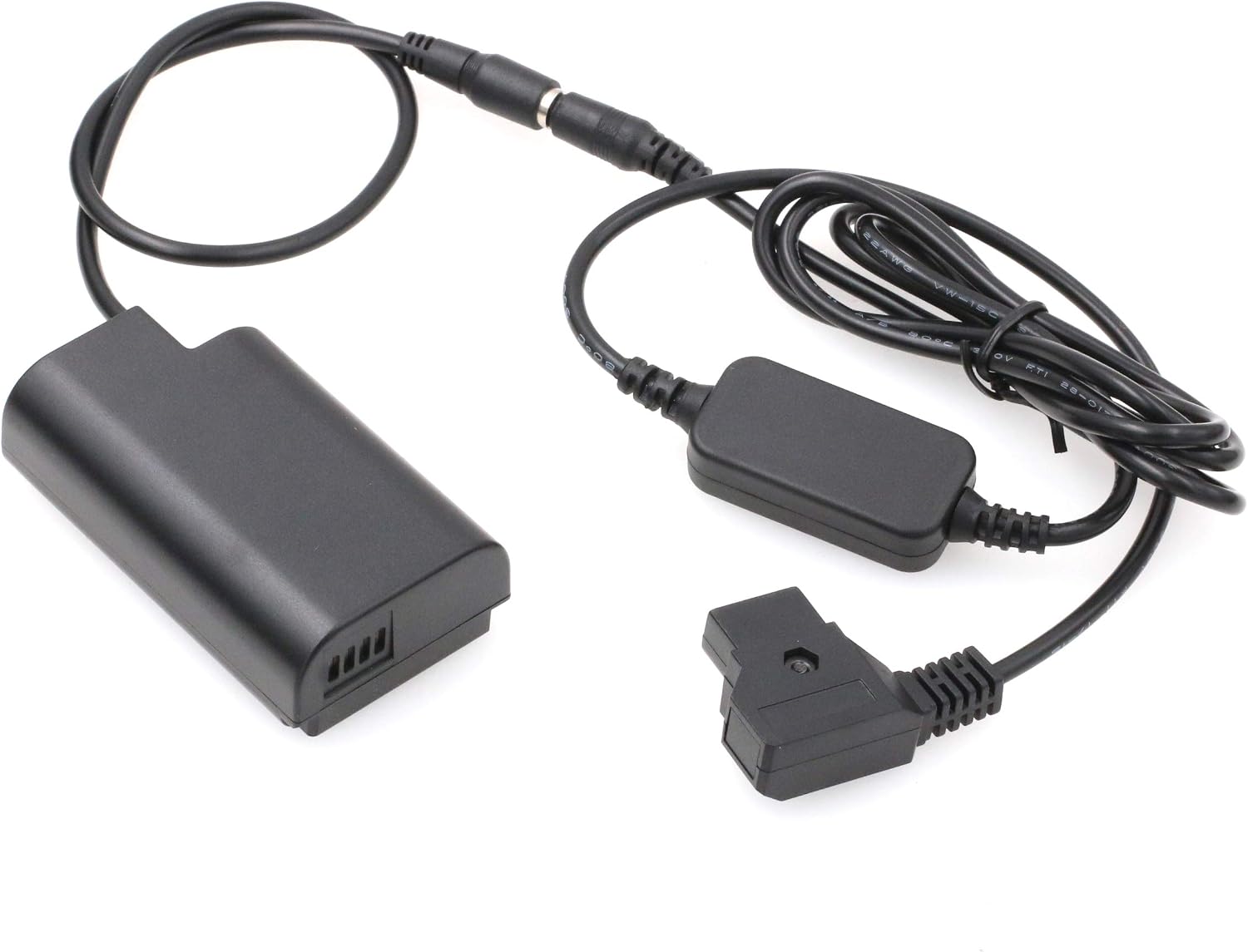 V-Mount D-tap to Dummy Battery DMW-DCC16 DC Coupler for Panasonic Lumix DC-S1 S1M S1H S1R S1RM Camera