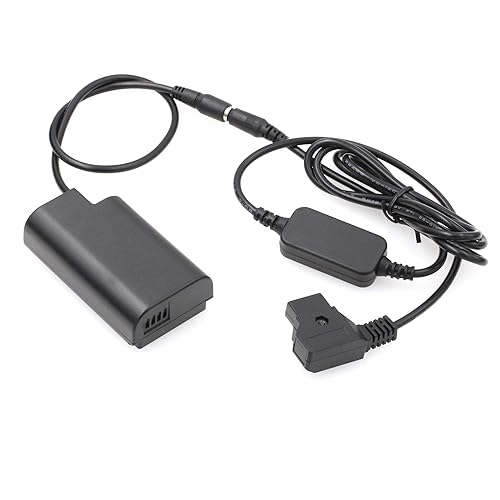 Miniatura 2 de V-Mount D-tap a batería ficticia DMW-DCC16 acoplador DC para cámara Panasonic Lumix DC-S1 S1M S1H S1R S1RM