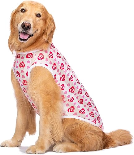 Miniatura 7 de HDKUW Ropa para mascotas, camiseta de verano para perro, transpirable, chaleco de protección solar para perros medianos y grandes, camuflaje 7XL