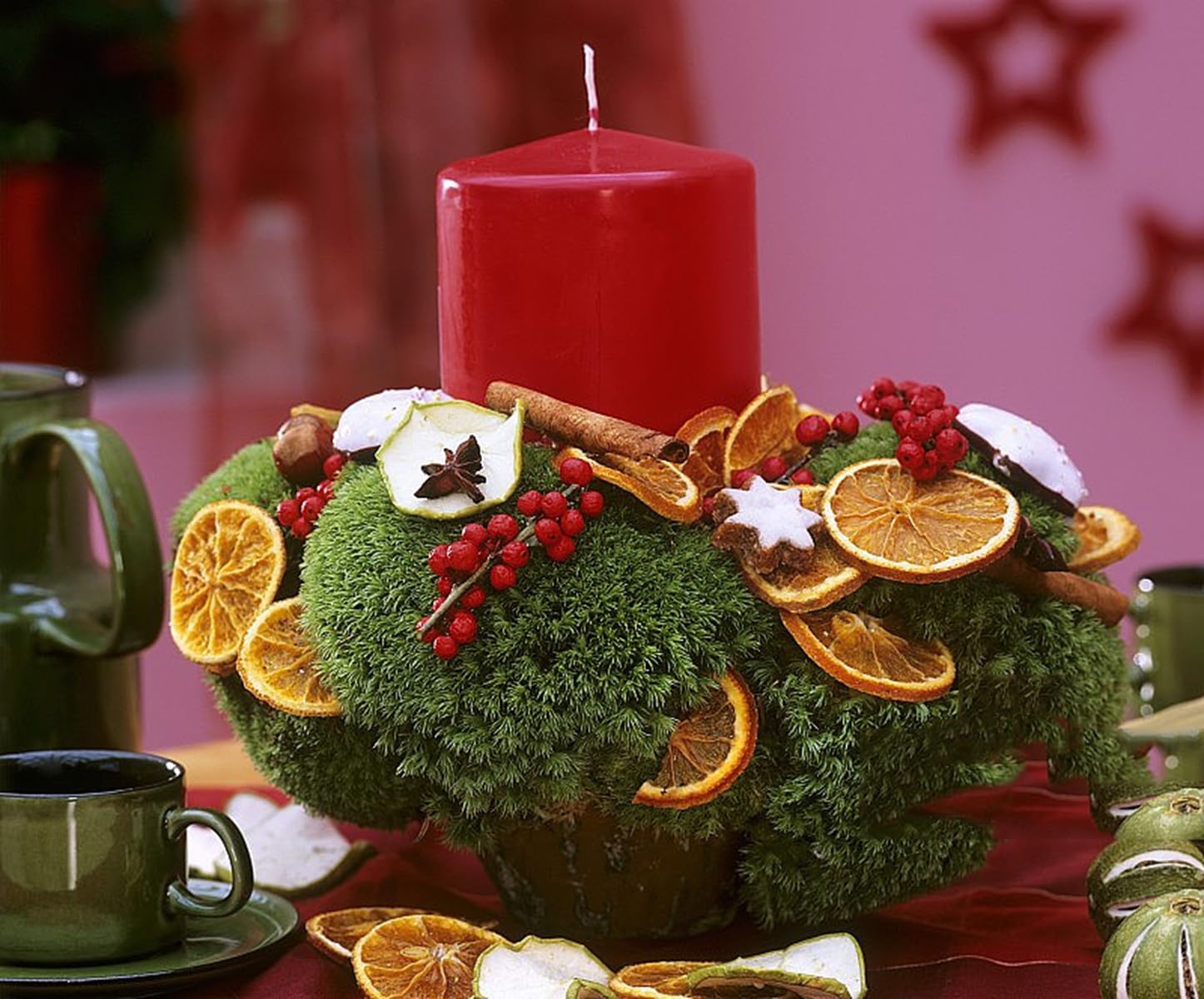 30 fette d'arancia essiccate, decorazione secca, 30 fette d'arancia, decorazione naturale, dischi di frutta, decorazione natalizia (30 pezzi)