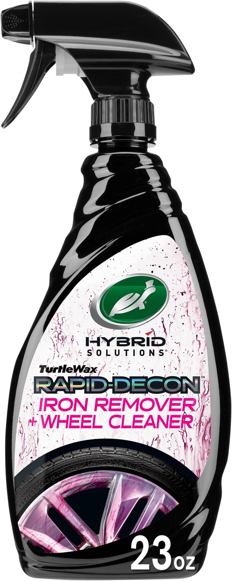 Turtle Wax 53759 Hybrid Solutions Pro All Wheel Cleaner and Iron Remover, 23oz, Black