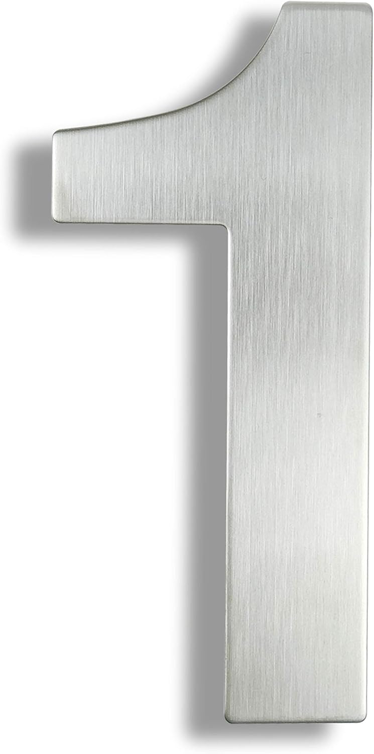 House Number 30cm House Number Stainless Steel Address Sign #0-9 Digital (Color : 2 Size : 30cm) (9 20cm)