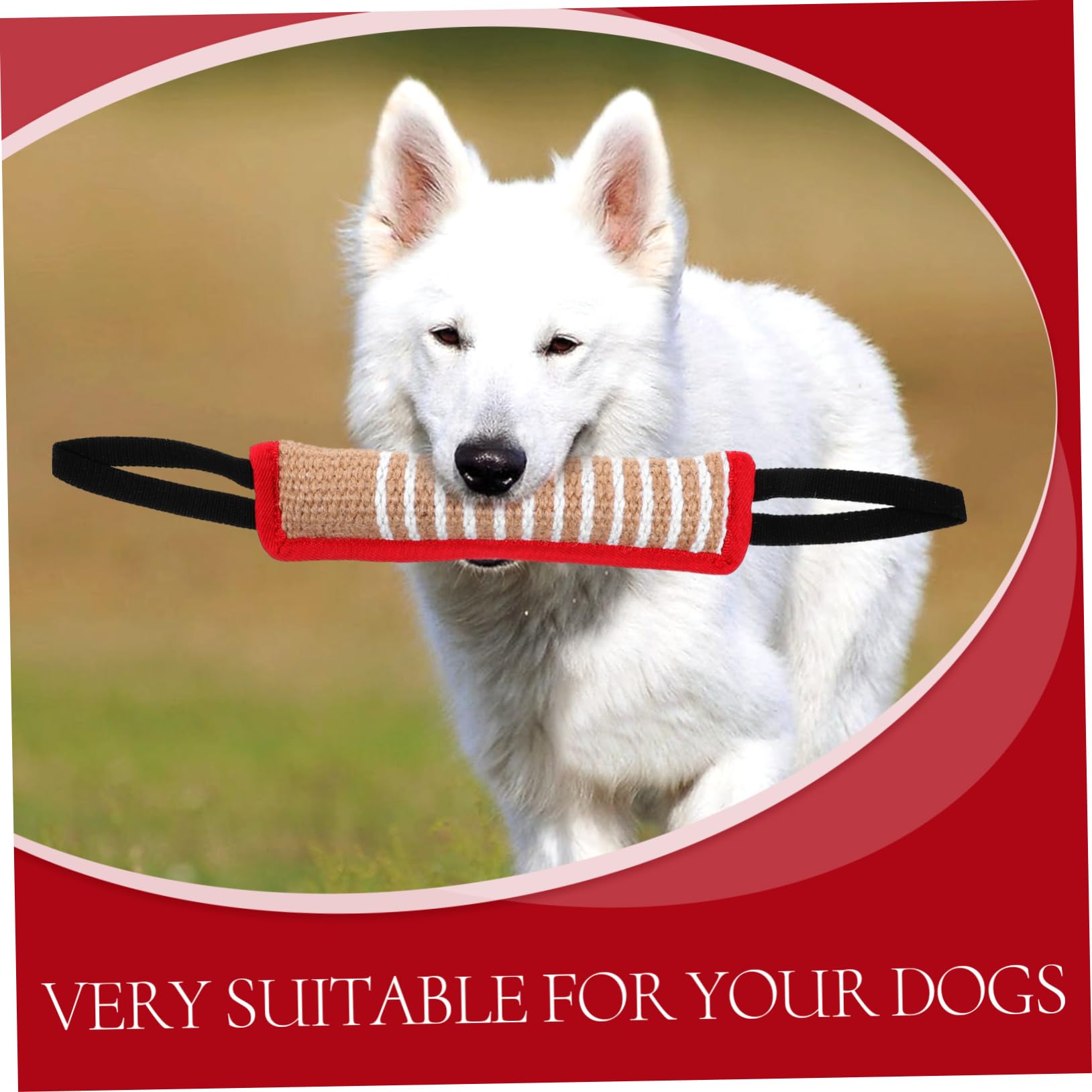 Toddmomy 4piezas Almohada De Morder para Perros Juguete Interactivo De Jute para Entrenamiento y Diversión De Mascotas