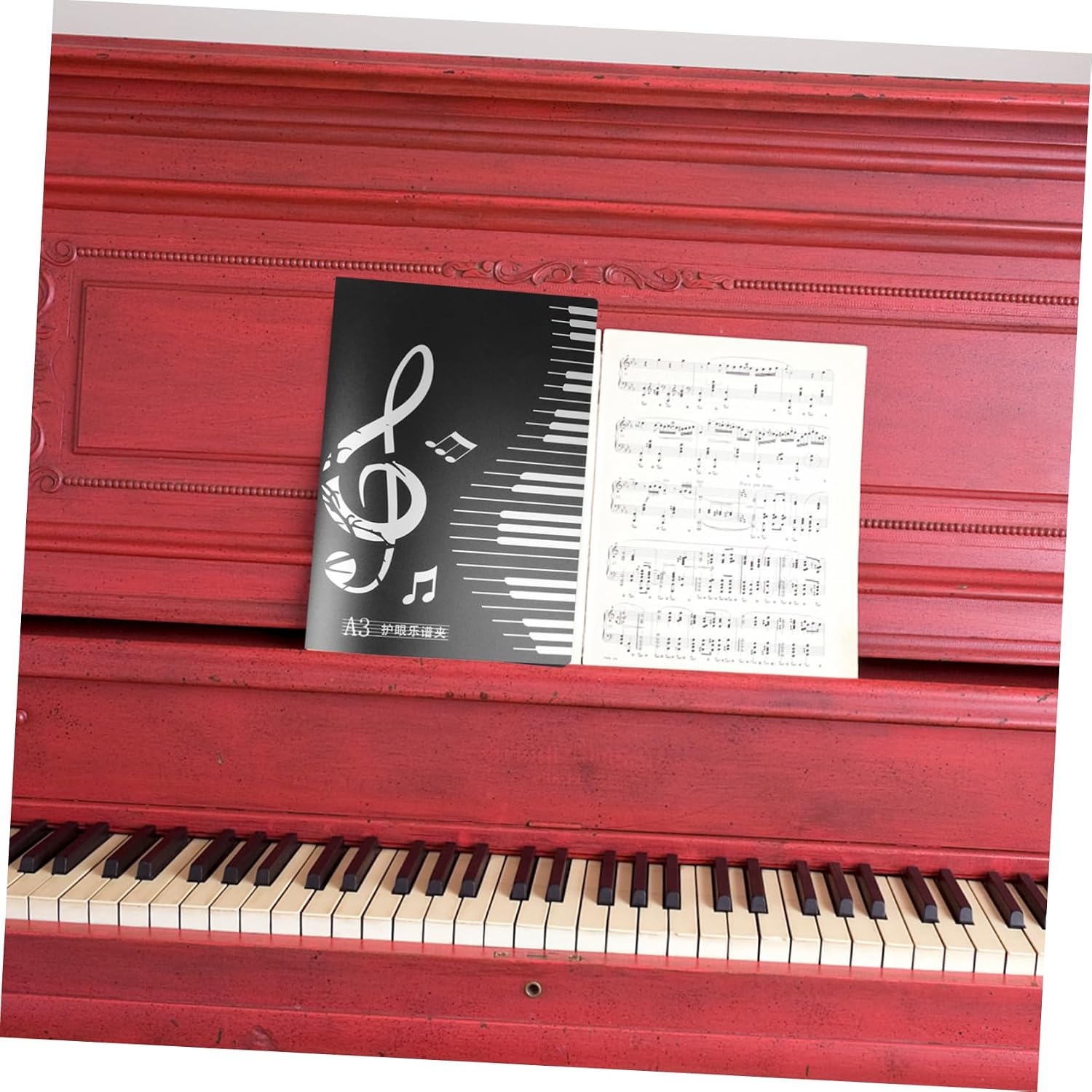 Music Sheet Folder for Piano and Choir Elegant Design Pages for Organized Music Storage and Carrying for and Practice