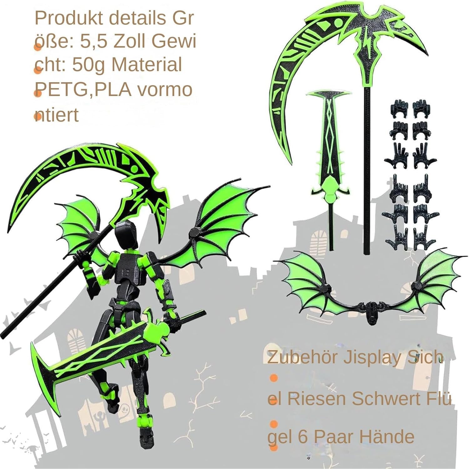 ZhuXlXxlLiand T13 Action Figure 3D Printed Titan 13 Action Figures Assembled T13 Actions Figure Multi-Jointed Movable Toys 13 Actions Figures for Toy Collectors and Desk Decorations - Image 3