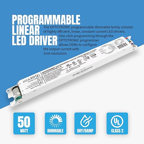 Miniatura 2 de 10 unidades Osram 57452 50 vatios 120277 voltios 50-60Hz controlador LED regulable (OTi50120-2771A4DIM-1L G2 Osram Optotronic LED Driver)