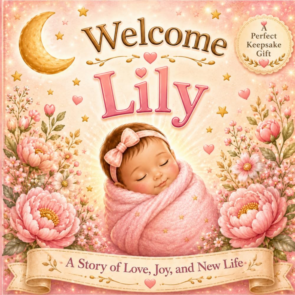 Welcome, Lily: A Sweet Personalized Baby Girl Story Celebrating New Baby Arrival (Three Hearts Baby Name Books (Lily))
