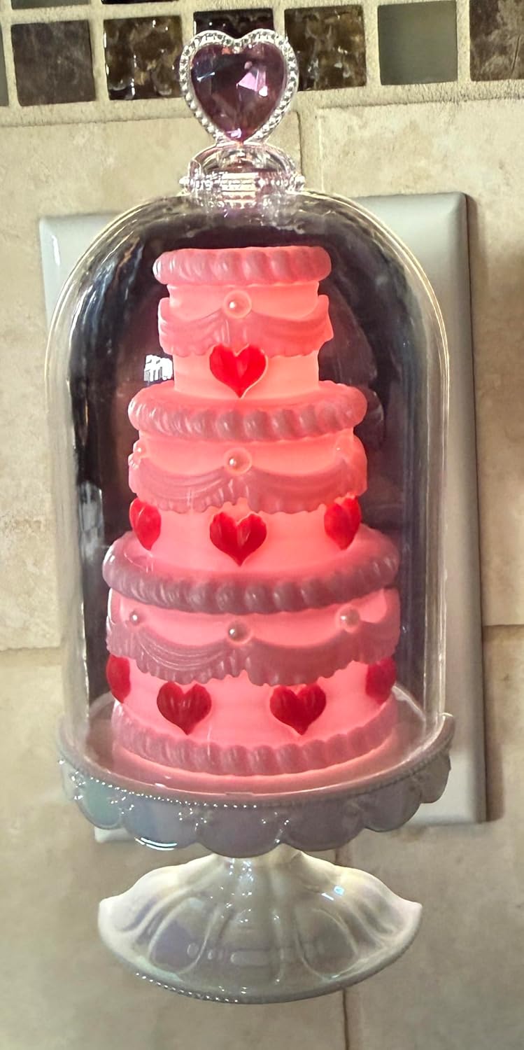 Bath and Body Works Pink Tiered Cake in Case Scent Control Nightlight Wallflowers Fragrance Plug