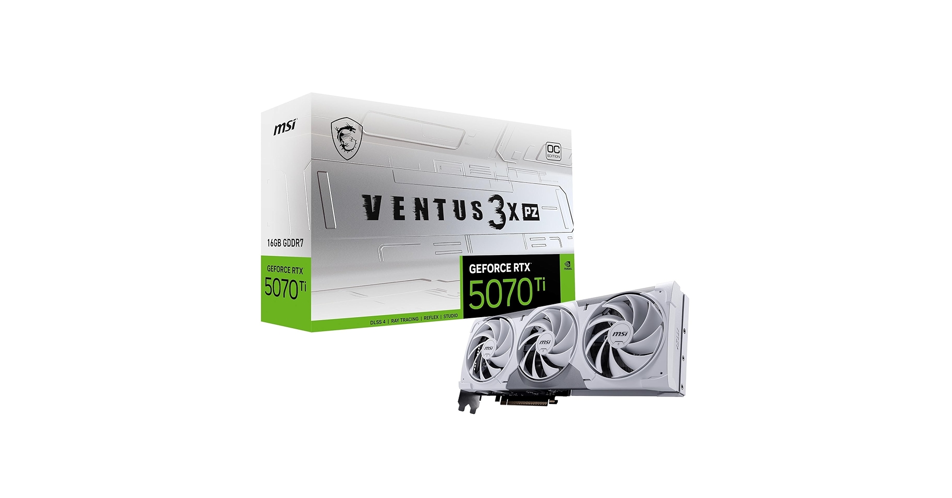 Amazon | MSI GeForce RTX 5070 Ti 16G VENTUS 3X PZ OC グラフィック