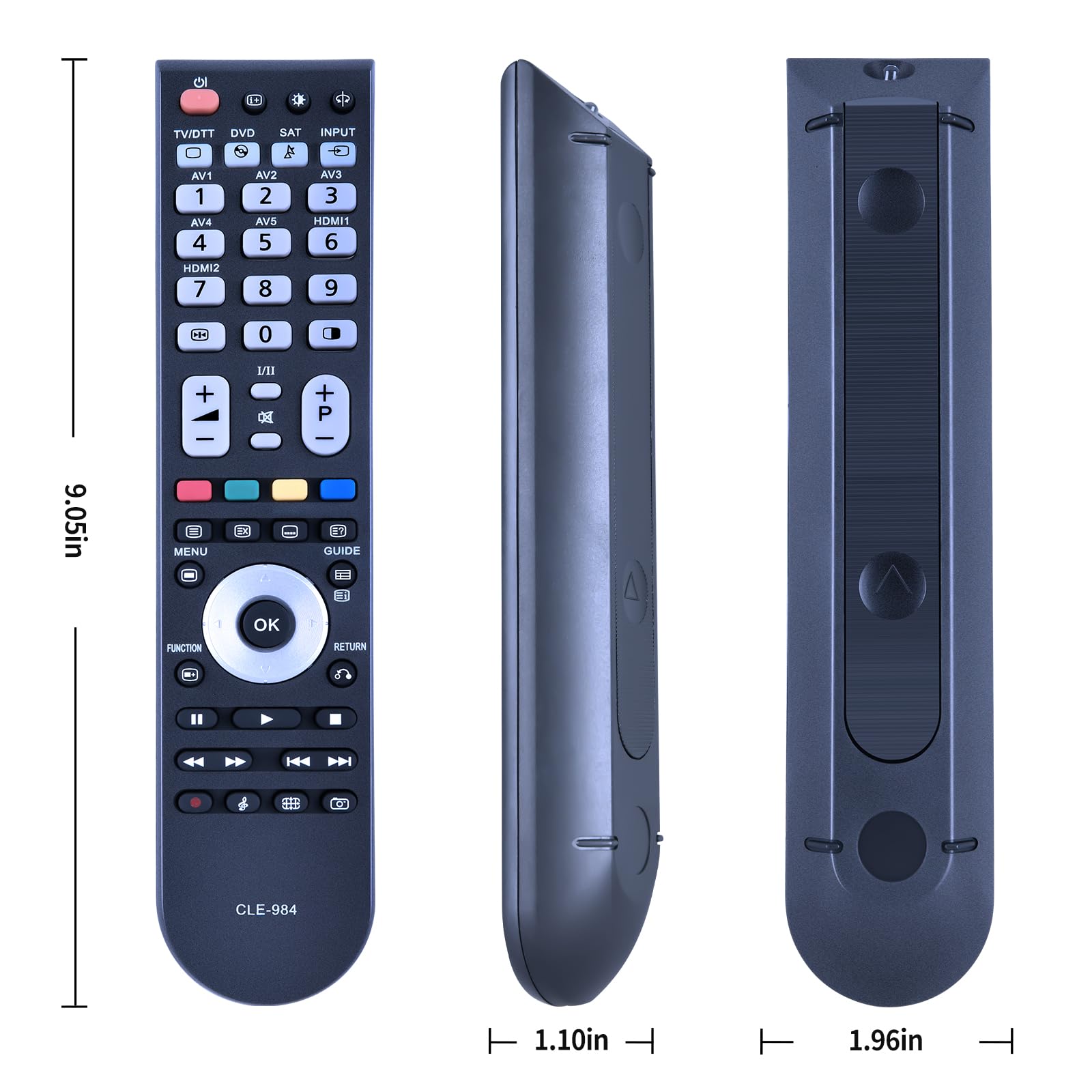 TCNOUMT Suitible for Hitachi TV CLE-984 Remote Control - Image 4
