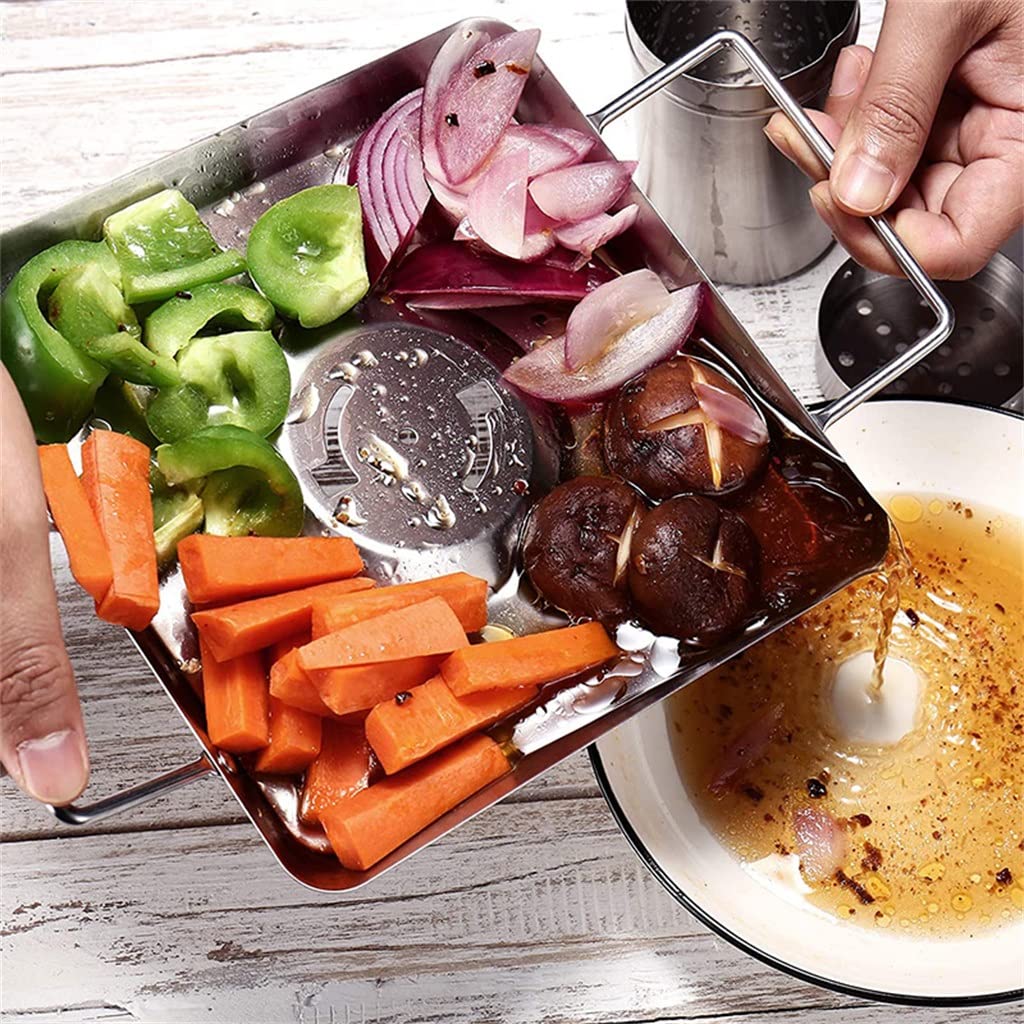 ADITAM KANBUN Portabottiglie per Birra e Vino per Barbecue in Acciaio Inossidabile con lattina di Birra Griglia per teglia per Barbecue Double The Comfort