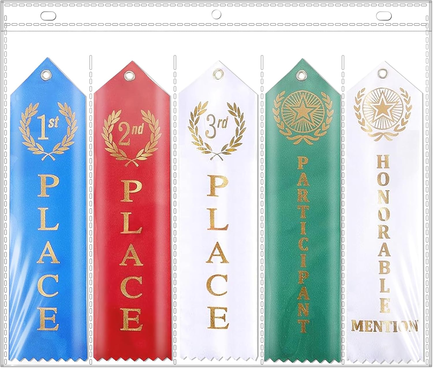 Award Ribbon Organizer Sleeves, Award Ribbon Holder, Swim