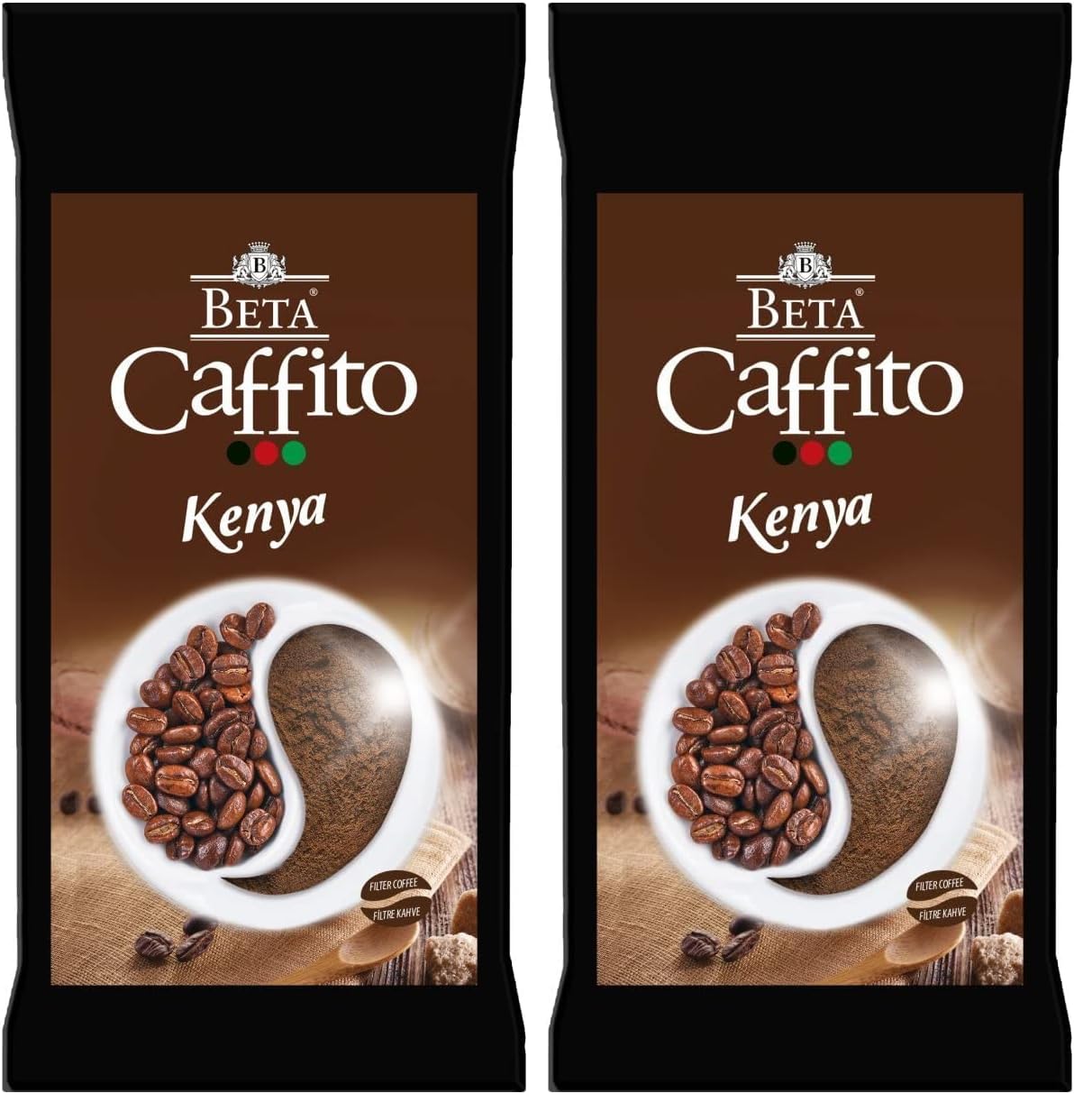 Beta Caffıto Kenya AA Filtre Kahve 250 Gr (2 paketi)