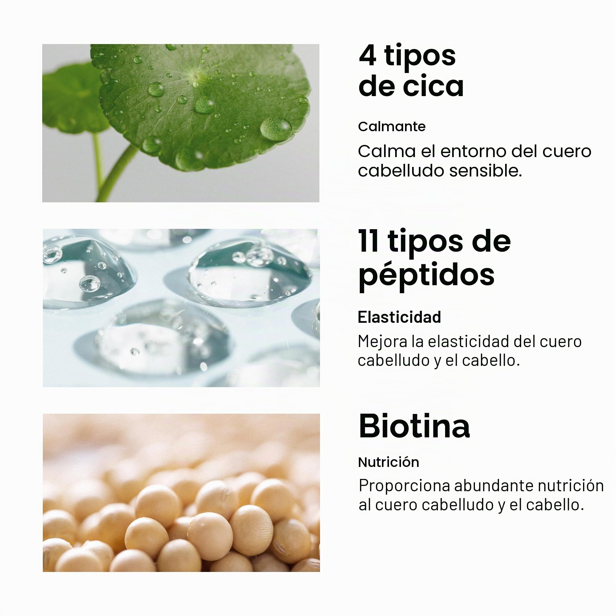 Derma - Champú para cuero cabelludo con Cica y péptidos para la pérdida del cabello Some By Mi