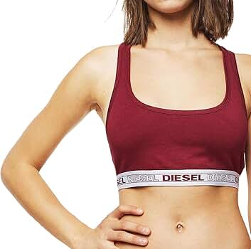 Amazon | [Diesel] (ディーゼル) レディース ロゴブラトップ