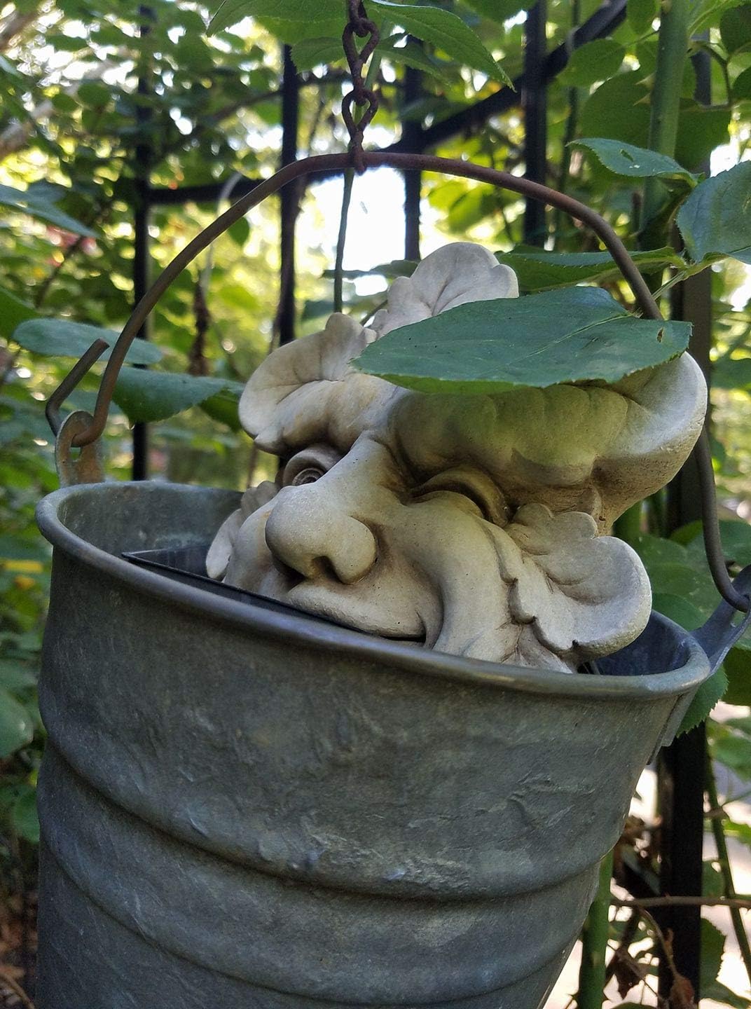 Carruth Studio, Gatekeeper Figurine, Original Sculpture Handcrafted in Stone, Artisan Made