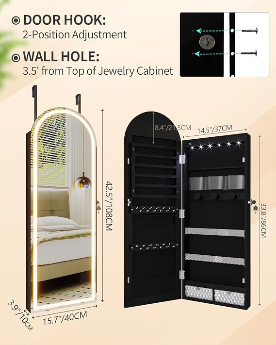 hanging jewelry organizer